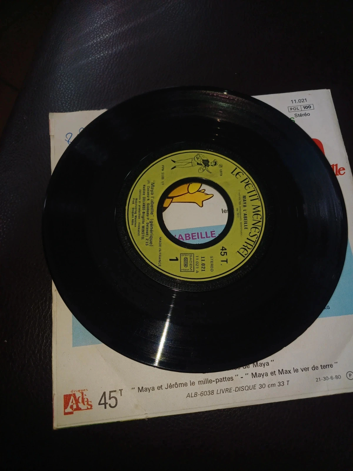 45rpm vinyl record Maya the Bee songs – photo 4